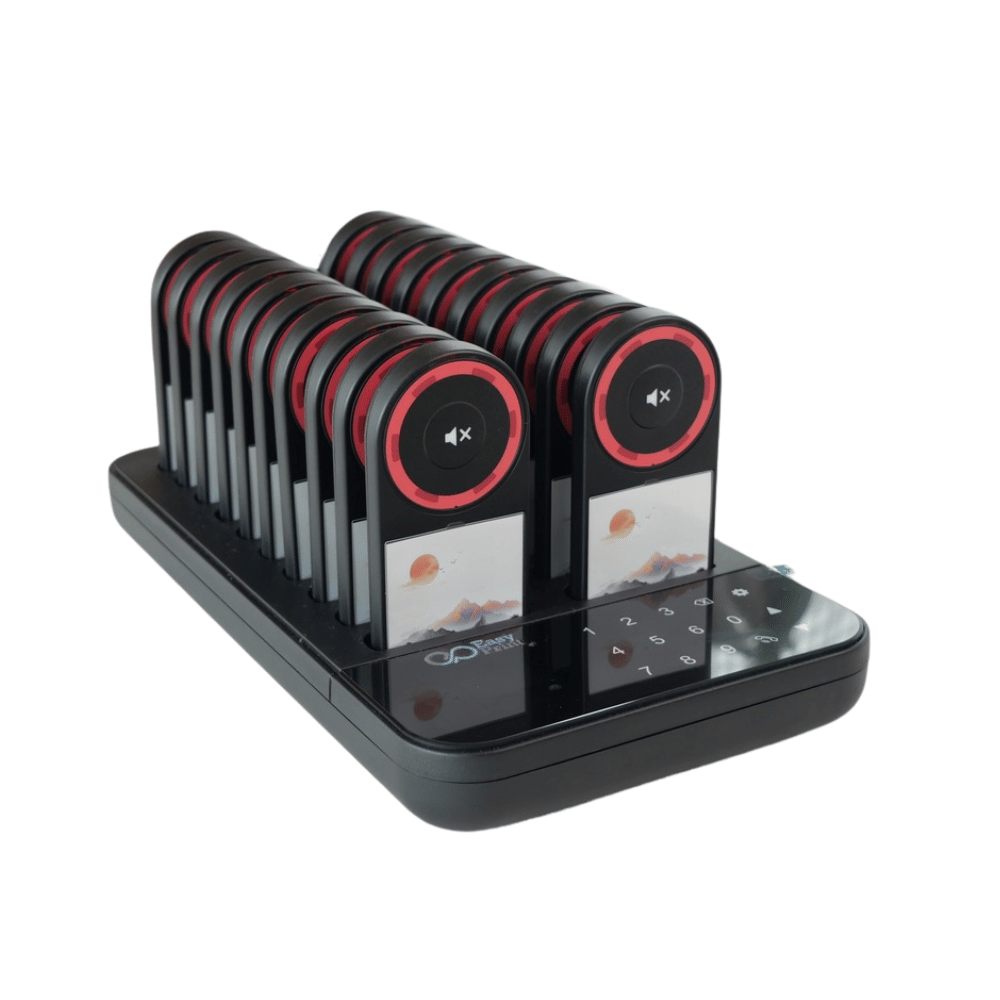 เครื่องเรียกคิวไร้สาย EASYPRINT QS-5220 จำนวน 20 เพจเจอร์ สีดำ_3